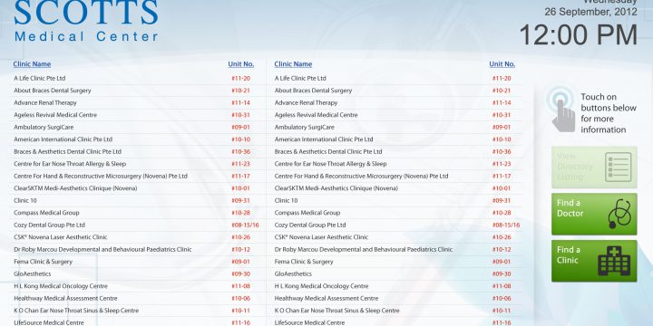 Scott’s Medical Center <br><br><p style="font-size: 15px;"> Building Directory Listing </p>